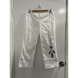 Kariba Women Cropped Wide Leg Pants Size 14